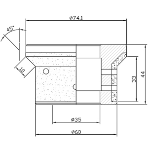 E Profile: Bevel