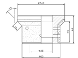 E Profile: Bevel