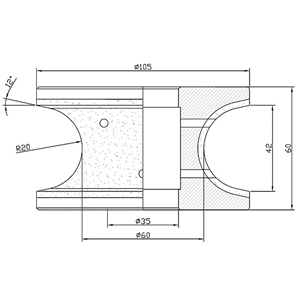 V Profile: Full Bullnose