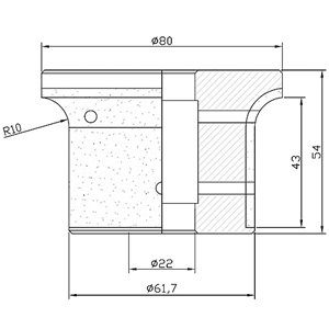 Eased Edge: 4 CM