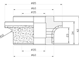 Eased Edge: A23 Radius 10