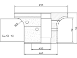 Eased Edge: A43 Radius 15