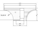 Demi Bullnose: 4 CM