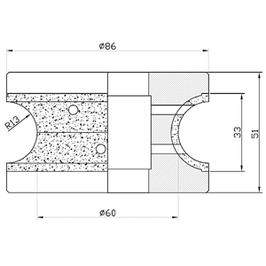 3 CM – I33 Radius 13