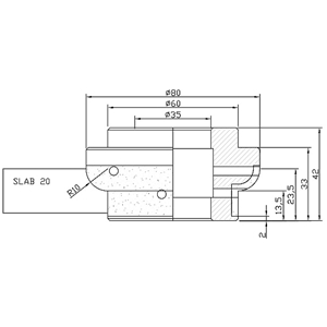 Cove: 2 CM Radius 10