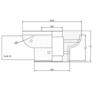 Cove: 4 CM Radius 20