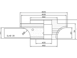 Demi Bullnose: 2 CM