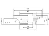 Demi Bullnose: B23 R20