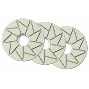 5" (130mm) "V" Resin Polish Wheels (Grit Sequence)