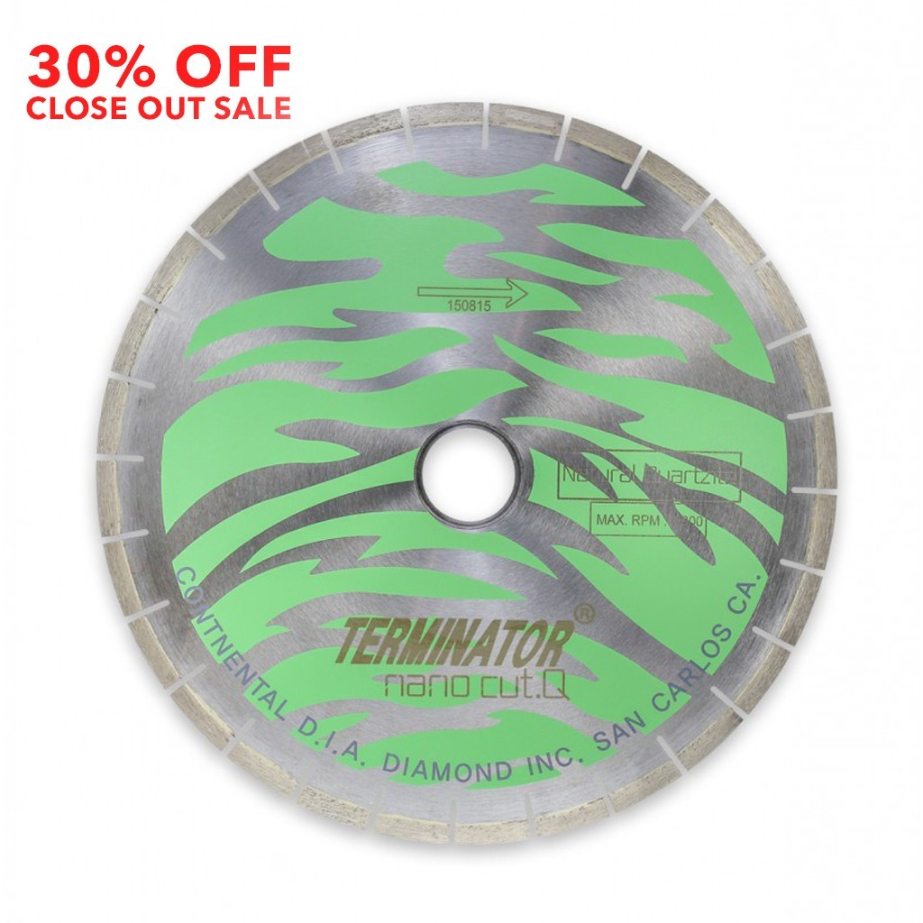 Terminator Nanocut Q 1st Gen Quartzite Bridge Saw Blade Bridge Saw Blades Cutting Shop