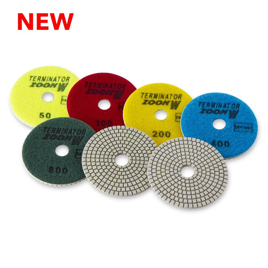 Terminator Zoom White Polishing Pads