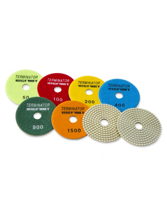 Terminator Bigfoot "White" Polishing Pads