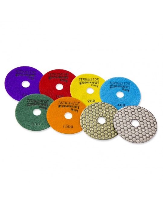 Terminator KNOCKOUT Dry Polishing Pads