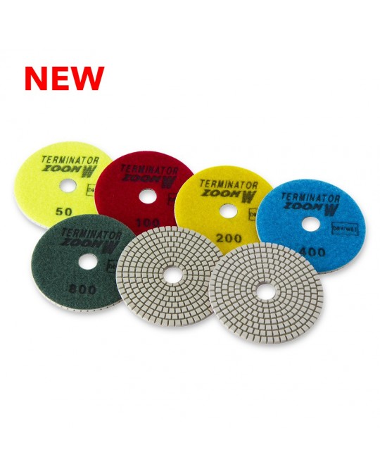 Terminator Zoom White Polishing Pads